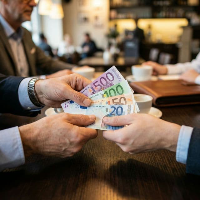 Pago en efectivo en euros — nuevas reglas de AML de la UE a partir de 2027